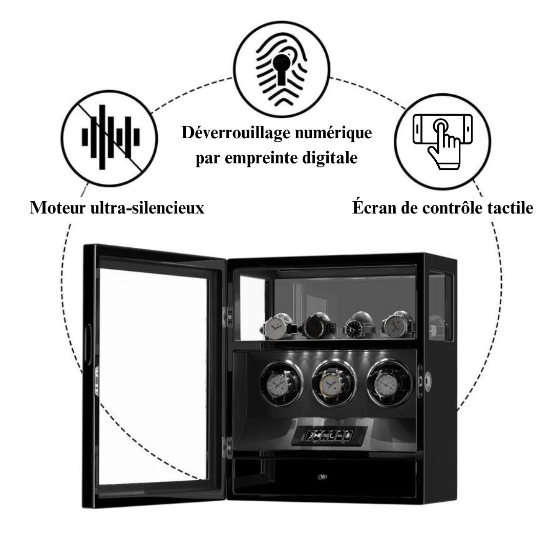 lock woth display and fingerprint