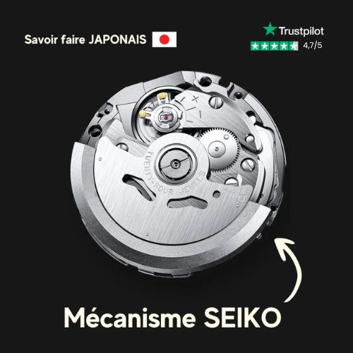 Seiko Mod Datejust - Chiffre Arabe - Or du Désert