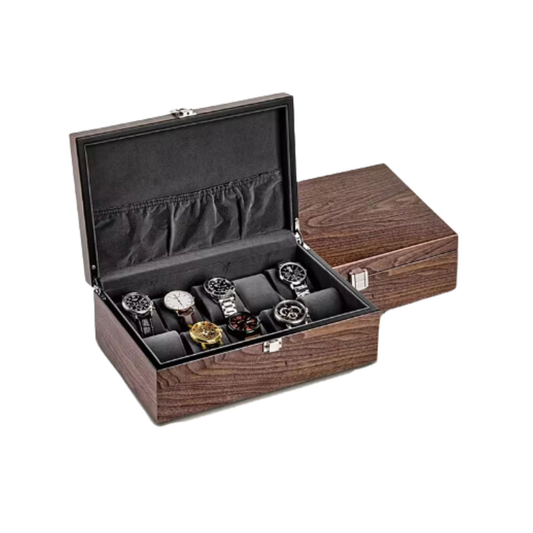 2 wooden watch box