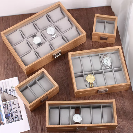 many wooden box of watch