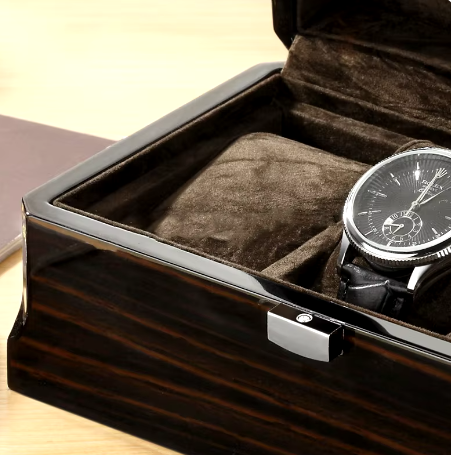 dark brown watch winder