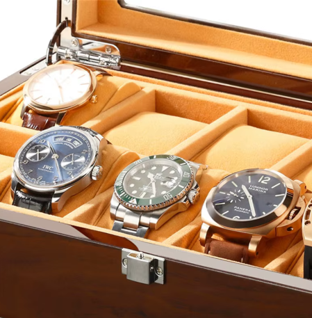 8 watches in display