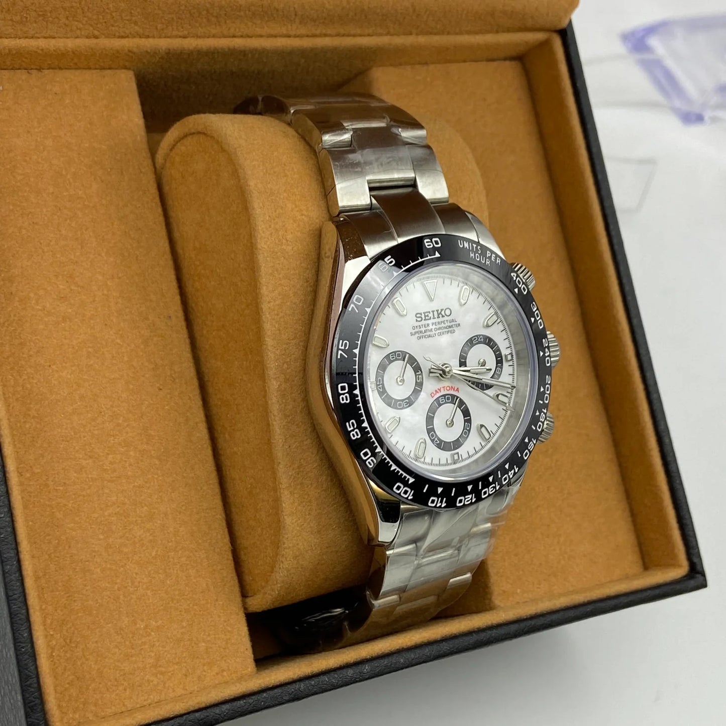 Seiko Mod Daytona Cosmograph - Panda