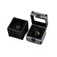 white and black watch case