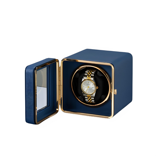 blue watch case