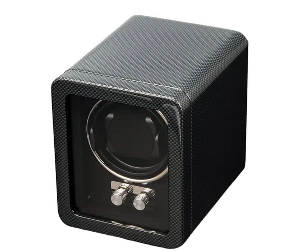 black leather box