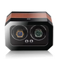 black and brown 2 watch winder box