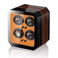 brown 4 watch winder box