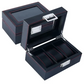 black blue 3 watch box