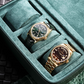 navi blue 3 watches in watch winder